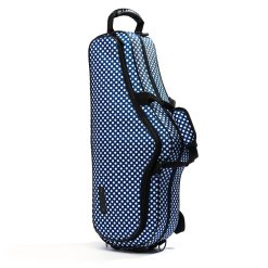 beaumont alto sax case beaumont alto saxophone case blue polka dot