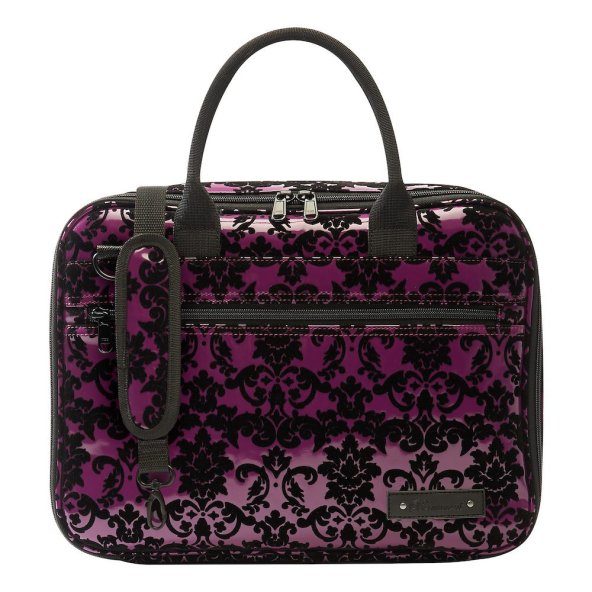 beaumont clarinetoboe carry case purple lace 3