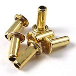 brass rivet long to be split